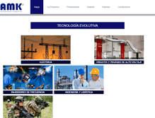 Tablet Screenshot of amk.com.ec
